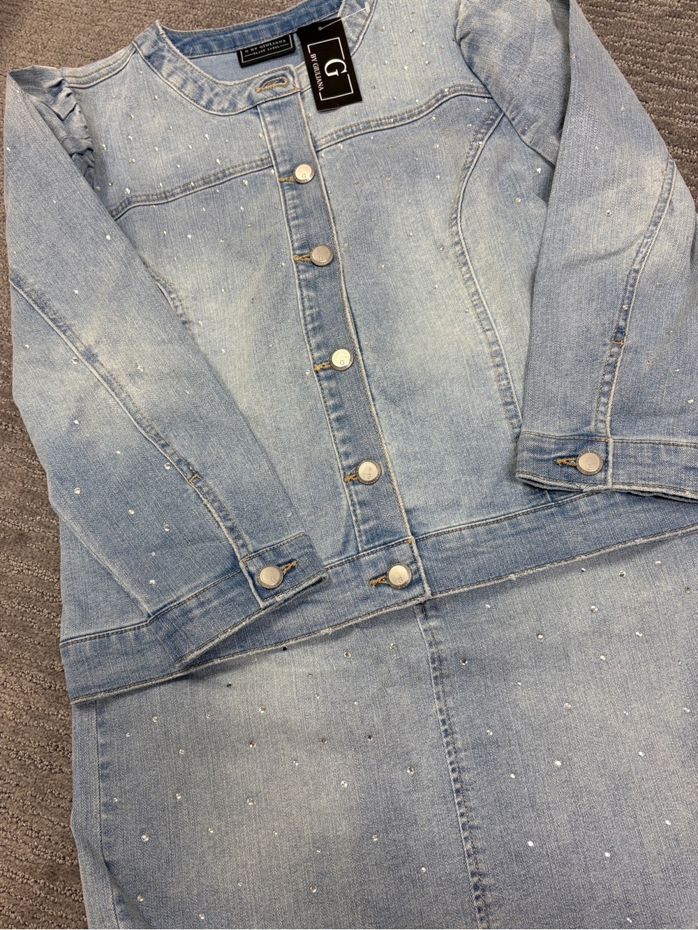 Soft denim skirt & jacket